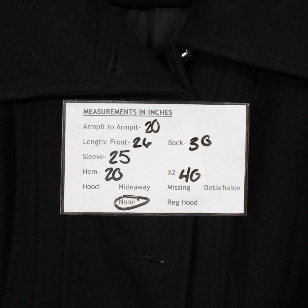 LAUNDRY by Shelli Segal Belted Peacoat Jacket Sz M - Picture 12 of 12